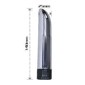 Vibratore Piccolo Classico con Vibrazione Regolabile Argento